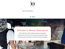 Tablet Screenshot of marinedimensions.ie